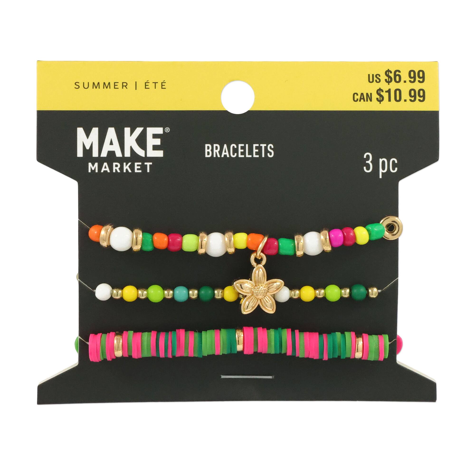 Summer Flower Beaded Bracelet Set by Make Market®